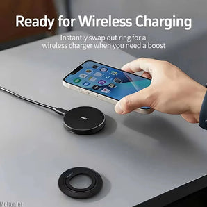 360° Rotation Magnetic Phone Ring for MagSafe Phone Grip Universal Magnetic Phone Stand for iPhone Samsung Holder Finger Ring