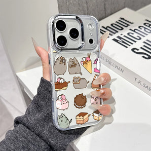 Cute P-Pusheens Cat New Phone Case For IPhone 18 17e 17 16e 16 15 14 13 12 11 Pro Max X XR XSMAX 8 7 Air Plus Transparent Cover
