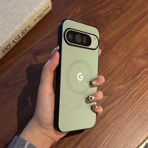 Luxury Leather for Magsafe Matte Case for Google Pixel 11 10 9 Pro XL 8 10A 9A 8A Magnetic Wireless Charging Shockproof Cover