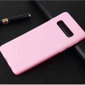 Colorful Silicone Soft Case For Samsung Galaxy S10 Plus S10E S 10 5G Phone Protective Cover Cases