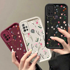 G10 Whispers Among Flowers Sky Eye Ladder Phone Case For Motorola Moto G84 G64 G54 G53 G34 G30 G24 G22 G20 G14 G10 G04 G04S