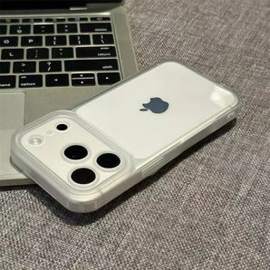 Full Lens Protection Transparent Shockproof Case For iPhone 17 18 Pro Max 16 15 14 13 12 Soft Silicone TPU Simple Clear Cover