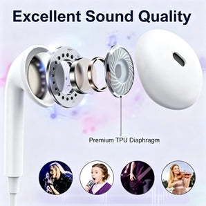 Original Type C In-Ear Earphones For Xiaomi 17 Pro Max 15T 14T Redmi Note 15 14 12 13 Ultra Poco X7 F7 Pro Headset Wired Earbuds