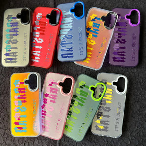 Colorful letters Phone Case For iPhone 17 17e 16e 16 15 14 13 12 11 mini Pro Max X XR 8 7 Air Plus Anti Fall T-TRAPSTARSIS-Cover