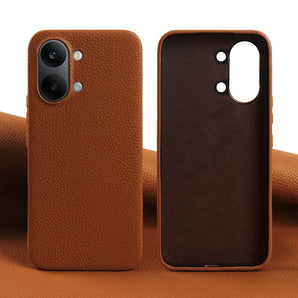 Luxury Genuine Leather Back Cover Case for Xiaomi Poco F8Ultra X8 Pro Max F7 X7Pro POCO X7 X6 F6 X5 Shockproof Phone Cases Shell