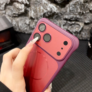 Bumper Magnetic Phone Case for Apple iPhone 13 14 15 16 17 18 Pro Max Heat Dissipation Raised Camera Protection For MagSafe