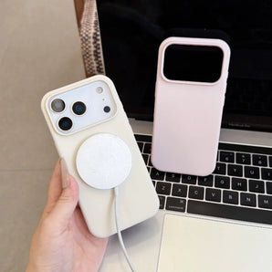 for Magsafe Liquid Candy Color Phone Case for iPhone 18 Pro Max 17 16 15 14 13 Pro Max Magnetic Silicone Shockproof Soft Cover