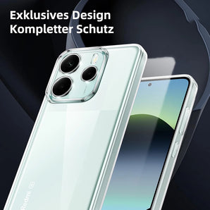 Clear Cover Transparent Shockproof Silicone Soft Case For Xiaomi Redmi Note 14 13 12 Pro Plus Pro+ 4G 5G Redmi 14C 13C 12C