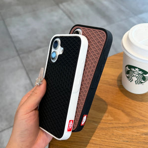 for Vans 3D Waffle Shoe Sole Phone Case For iPhone 17 Air 16 15 14 13 12 11 Pro Max 7 8 Plus X Xs Advanced Soft Shockproof Cover