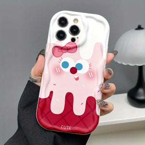 Y2K Cartoon Pattern 3D Lens Protect Phone Case For iPhone 17 Pro Max For iPhone 12 13 14 15 16 Pro 11 13 TPU SIlicone SOft Cover