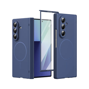 Galaxy Z Fold 8 Ultra Case, Thin Strong Magnetic Ring Protective Cover, Compatible with Samsung Z Fold 7/6/5/4, Full Hinge Prote