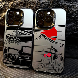 Luxury Sports car G-GTR Phone Case for Samsung Galaxy S26 S25 S24 S23 S22 S21 Note20 FE Ultra Edge Plus 5G Anti Fall Matte Cover