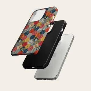 Hexagon Patchwork For Magnetic Must-Have Phone Case for IPhone 18 17 16 15 14 13 Pro Max Plus Single Double-layer tough Case