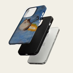 Abstract Oil Painting Cat For Magnetic Phone Case for IPhone 17 16 15 14 13 Pro Max Plus Single Double-layer tough Case