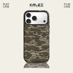 Woodland Camo Phone Case for IPhone 17 16 15 14 13 Pro Max Plus for Magnetic Single Double-layer Tough Case