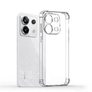 Shockproof Phone Cover for Xiaomi Redmi Note 13 12 Pro Plus POCO M6 X5 X6 PRO 5G M6 Pro 4G Transparent Clear Soft Back Case