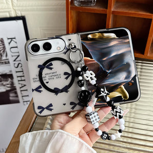 Frosted Transparent Butterfly Pattern Hard PC Back Cover Protective Phone Case for Apple iPhone Duo