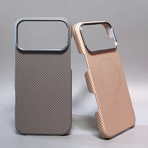 Luxury Carbon Fiber Texture For Magsafe Case For iPhone 17 16 Pro Max 15 14 13 Magnetic Wireless Charging Shockproof Hard Cover