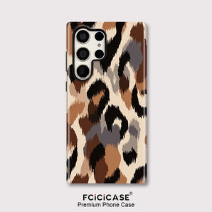 Fcicicase Phone Case For Samsung Galaxy S25+ S20 FE S24 Plus S23 Ultra A36 A56 A16 A26 Fashion Leopard Pattern Shockproof Cover