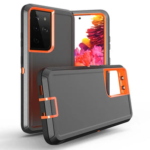 3 IN 1 Heavy Duty Armor Shockproof Dust-Proof Case For Samsung Galaxy S22 S21 S20 S23 S24 S25 S26Ultra S10 Note 20 10 9 8 Cover