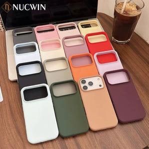 for Magsafe Liquid Candy Color Phone Case for iPhone 18 Pro Max 17 16 15 14 13 Pro Max Magnetic Silicone Shockproof Soft Cover