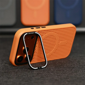 Camera Mount Grid Mesh Cooling For Magsafe Phone Case For iPhone 18 14 15 16 17 Pro Max 13 12 Wireless Charge Breathable Cover