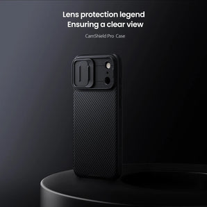 Nillkin For iPhone 18 Pro Max 17 Pro Max 16 Pro 14 13 Series CamShield Pro Case Camera Slider Shockproof Back Cover